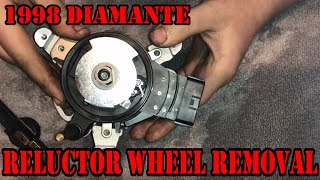 Reluctor Wheel Removal 98 Diamante Distributor [upl. by Siugram]