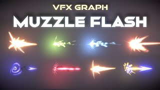 Unity VFX Graph  Muzzle Flash Effect Tutorial [upl. by Linnet]