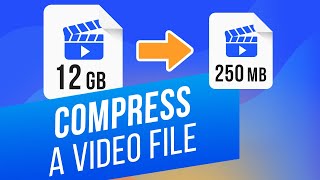 How to Compress a Video File without Losing Quality  How to Make Video Files Smaller [upl. by Rebba]