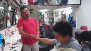 Turkish barber Head Massage  Kuafor Ercan [upl. by Zorah]