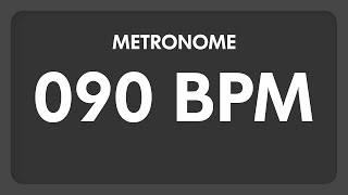 90 BPM  Metronome [upl. by Robaina594]