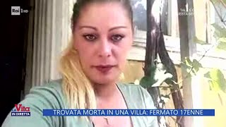 Trovata morta in una villa fermato 17enne  La Vita in diretta 27092024 [upl. by Lednew]