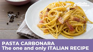 HOW TO MAKE the REAL ITALIAN CARBONARA  Original recipe [upl. by Stempien]