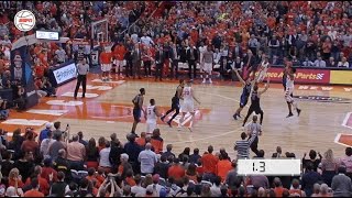 John Gillon BuzzerBeater  Syracuse vs Duke [upl. by Aryk]