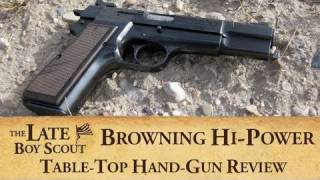 Browning HiPower 9mm HandGun Review [upl. by Badger531]