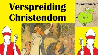 Verspreiding christendom in Europa  Tijdvak 3 KA 9 [upl. by Yrekcaz]