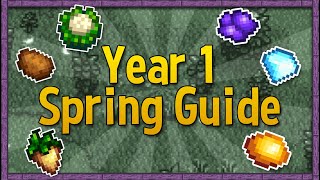 A Complete Guide for your First Spring  Stardew Valley Version 15 [upl. by Pozzy]