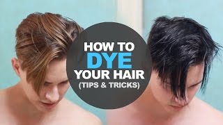 How to Dye Mens Hair at home  DIY  Mens Hairstyle tutorial [upl. by Cello595]