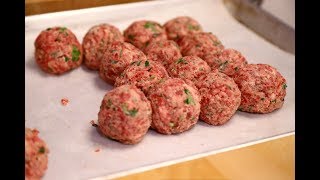 How to make classic Italian Meatballs [upl. by Ainollopa]