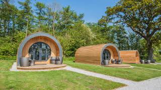 High Oaks Grange  Glamping Pods  sleeps 24 [upl. by Aillicec]