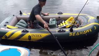 Intex Seahawk 3Person Inflatable Boat [upl. by Elianore]