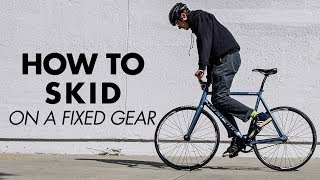 HOW TO SKID ON FIXIE [upl. by Stent]