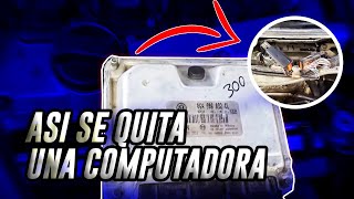 Como quitar la computadora  How to replace the ECU 18T 20V [upl. by Pape]