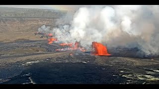 Kīlauea Volcano Hawaii Halemaʻumaʻu crater [upl. by Giulietta]