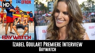 Izabel Goulart Interview  Baywatch Global Premiere [upl. by Raamal]