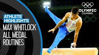 All Max Whitlock 🇬🇧 medal performances at the Olympics  Athlete Highlights [upl. by Brott]