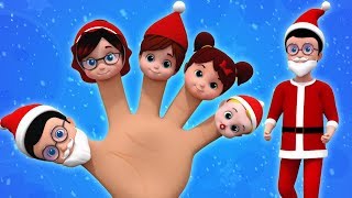 Babbo Natale dita Famiglia  canti di natale  babbo natale rima  Santa Finger Family [upl. by Zelig]