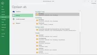 MS Office 365  Excel Beveiliging  Een werkmap beveiligen [upl. by Maroj]