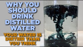 Tap Water Analysis  Three Reasons Why I Drink Distilled Water [upl. by Orravan]