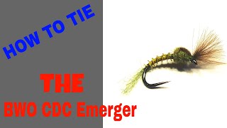 How To Tie A Blue Winged Olive CDC Emerger [upl. by Hudgens789]