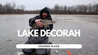 Ice Fishing Lake Decorah [upl. by Aipmylo925]