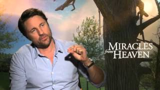 Martin Henderson talks about MIRACLES FROM HEAVEN [upl. by Dolloff]