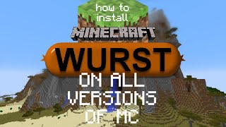 How to get Wurst Client for 189 Windows  2020 [upl. by Enyrehtak]