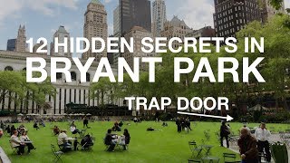 12 HIDDEN SECRETS in Bryant Park  New York City [upl. by Irod]