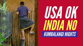 USA OK INDIA NO  Full Scene  Kumbalangi Nights  Fahadh Faasil  Jasmine Metivier  Sreenath Bhasi [upl. by Richter]