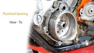 KTM Flywheel Bearing  How To [upl. by Mollee]