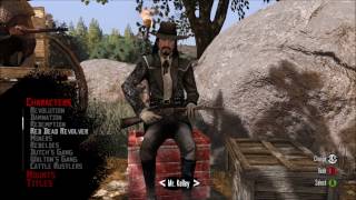 Red Dead Redemption All 143 Multiplayer Characters DLC Legendary [upl. by Eissirhc64]