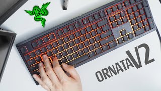 Razer Ornata V2 Gaming Keyboard  Detailed Review and Sound Test [upl. by Zared]