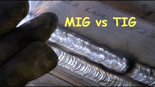 Welding Aluminum TIG vs MIG Spool Gun [upl. by Jess636]