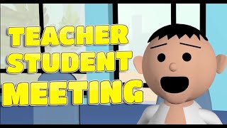 TEACHER STUDENT MEETING  MSG TOONS Comedy Funny Video Vines  Jokes  School Classroom Jokes [upl. by Aphra355]