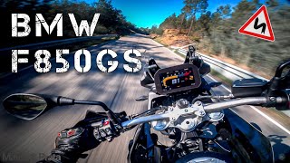 BMW F850GS RAW SOUND 4K Onboard [upl. by Gennie]