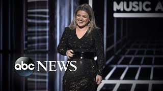 Kelly Clarkson explains recent weight loss [upl. by Attenej]