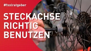 Steckachse richtig benutzen [upl. by Akerboom570]