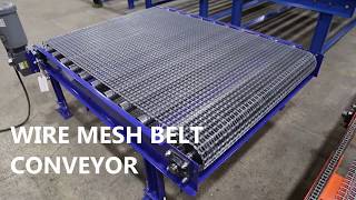 Wire Mesh Belt Conveyor [upl. by Ardnuhsor]