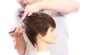 Pixie Haircut Tutorial  How to Cut a Pixie Haircut with a Razor  TheSalonGuy [upl. by Oberheim]