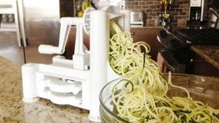 How to Use a Spiralizer  GetFitWithLeyla [upl. by Conan]