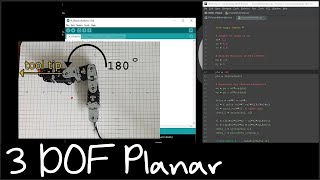 Python Project  Forward and Inverse Kinematics with 3 DOF Planar Robot [upl. by Felton547]