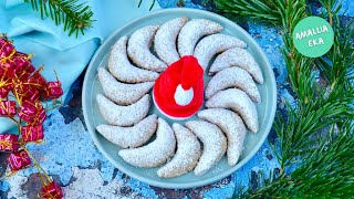 Vanillekipferl German Vanilla Crescent Cookies [upl. by Smitt]