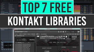 Top 7 Free Kontakt Instruments Libraries [upl. by Nannek492]