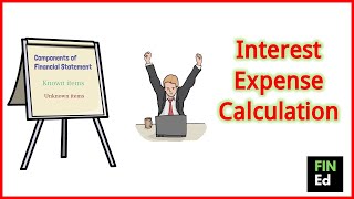 Calculating Interest Expense in Income Statement  FINED [upl. by Edbert]