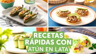 Recetas rápidas con atún en lata  Kiwilimón [upl. by Ennahgiel]