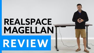 Realspace® Magellan Performance Electric HeightAdjustable Desk Review  Rating  Pricing [upl. by Priest]