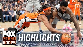 Syracuse Orange vs Georgetown Hoyas Highlights  CBB on FOX [upl. by Surdna]