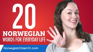 20 Norwegian Words for Everyday Life  Basic Vocabulary 1 [upl. by Honey938]