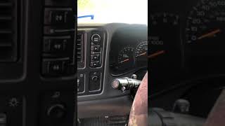 04 Silverado 2500 service 4wd light issues [upl. by Urissa]