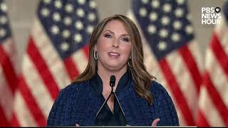 WATCH Ronna McDaniel’s full speech at the Republican National Convention  2020 RNC Night 1 [upl. by Evod]